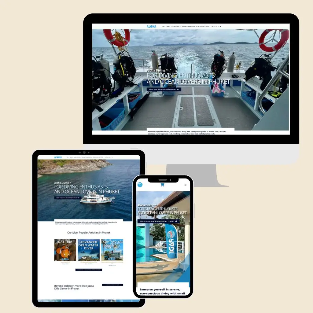 Aloha Diving by Surprada Webdesign Aloha Diving by Surprada Webdesign